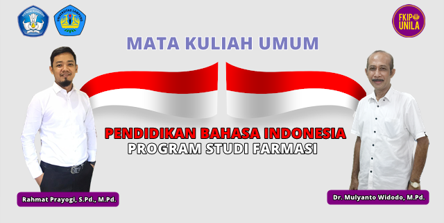 FARMASI - PENDIDIKAN BAHASA INDONESIA (AB) GENAP 20/21