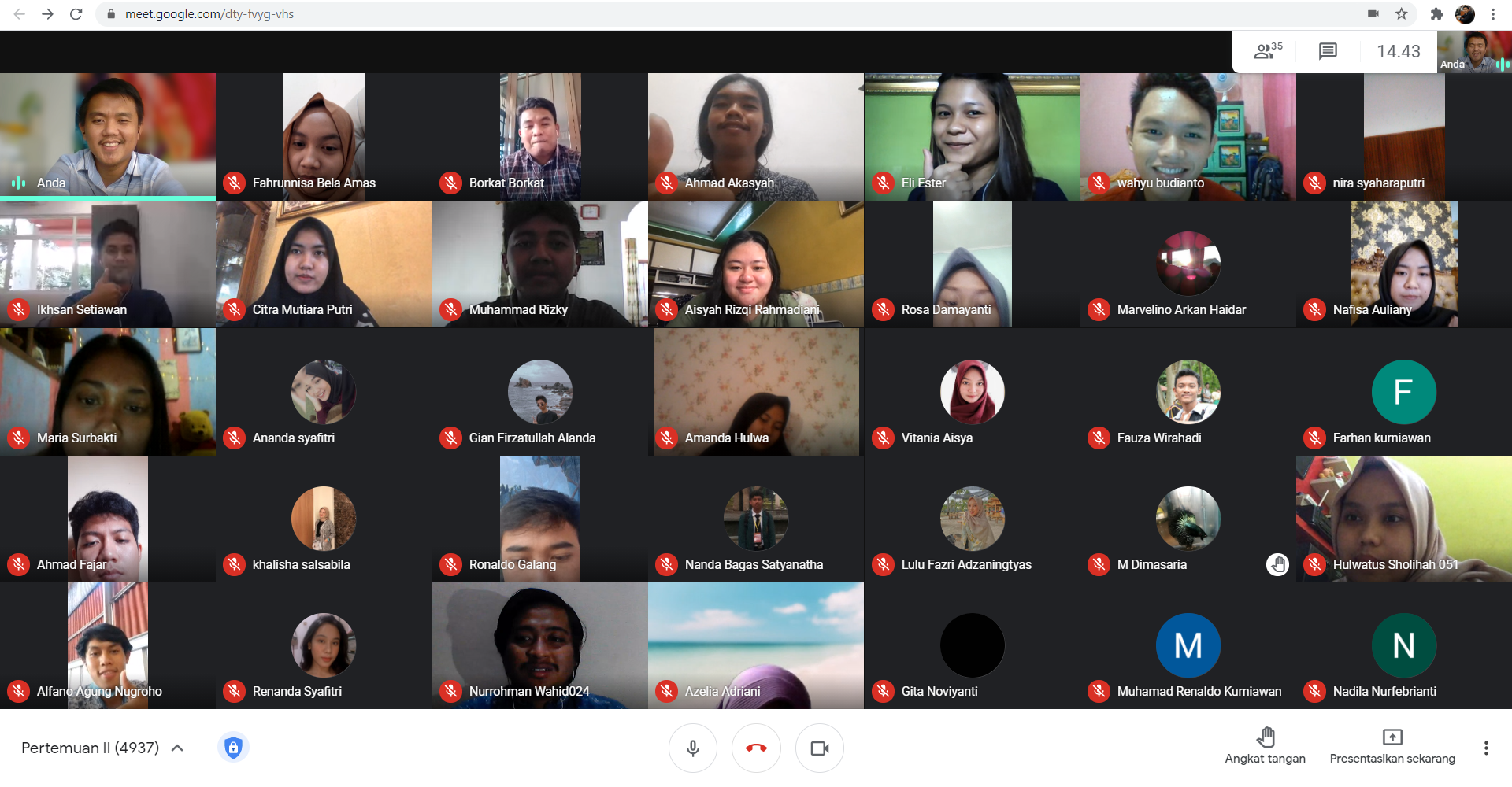 Peserta Pertemuan II