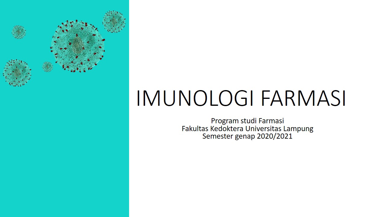 Imunologi Farmasi semster genap 2020/2021