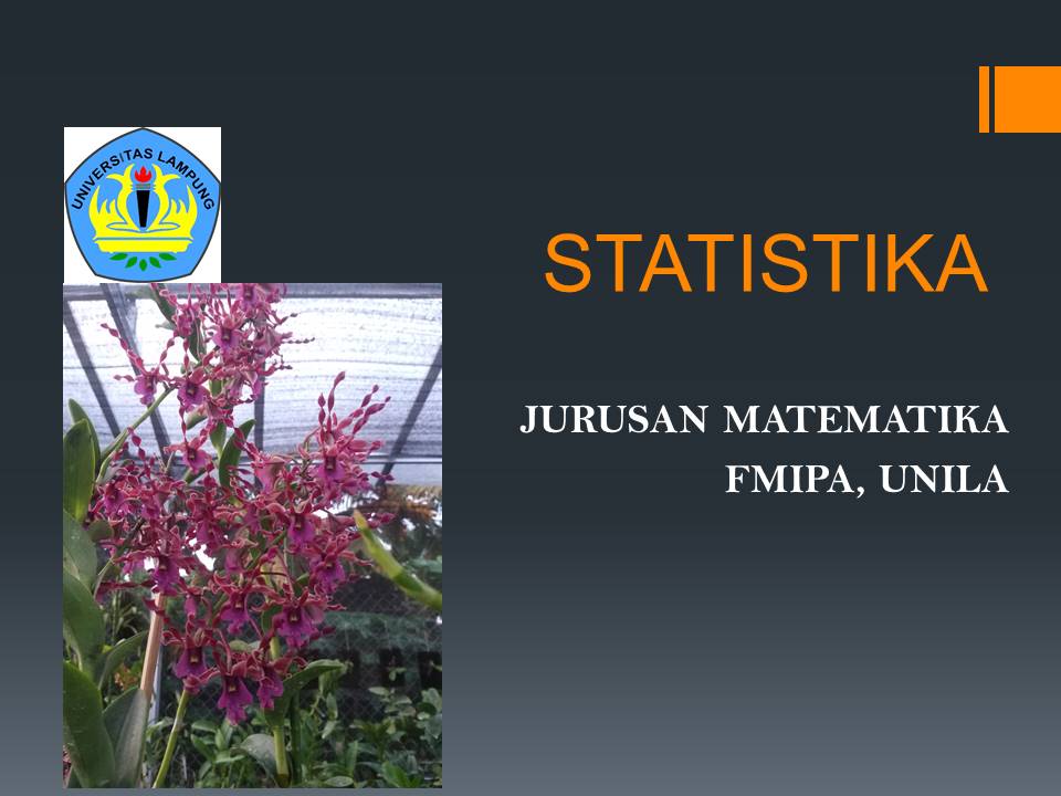 Statistika Jurusan Matematika Genap 2020/2021