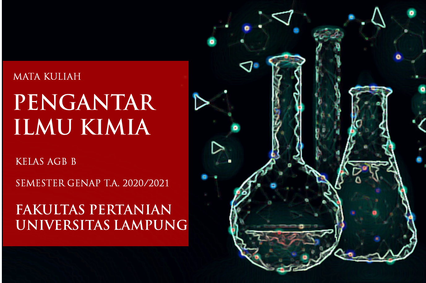 Pengantar Ilmu Kimia (AGB B) Genap 2020/2021