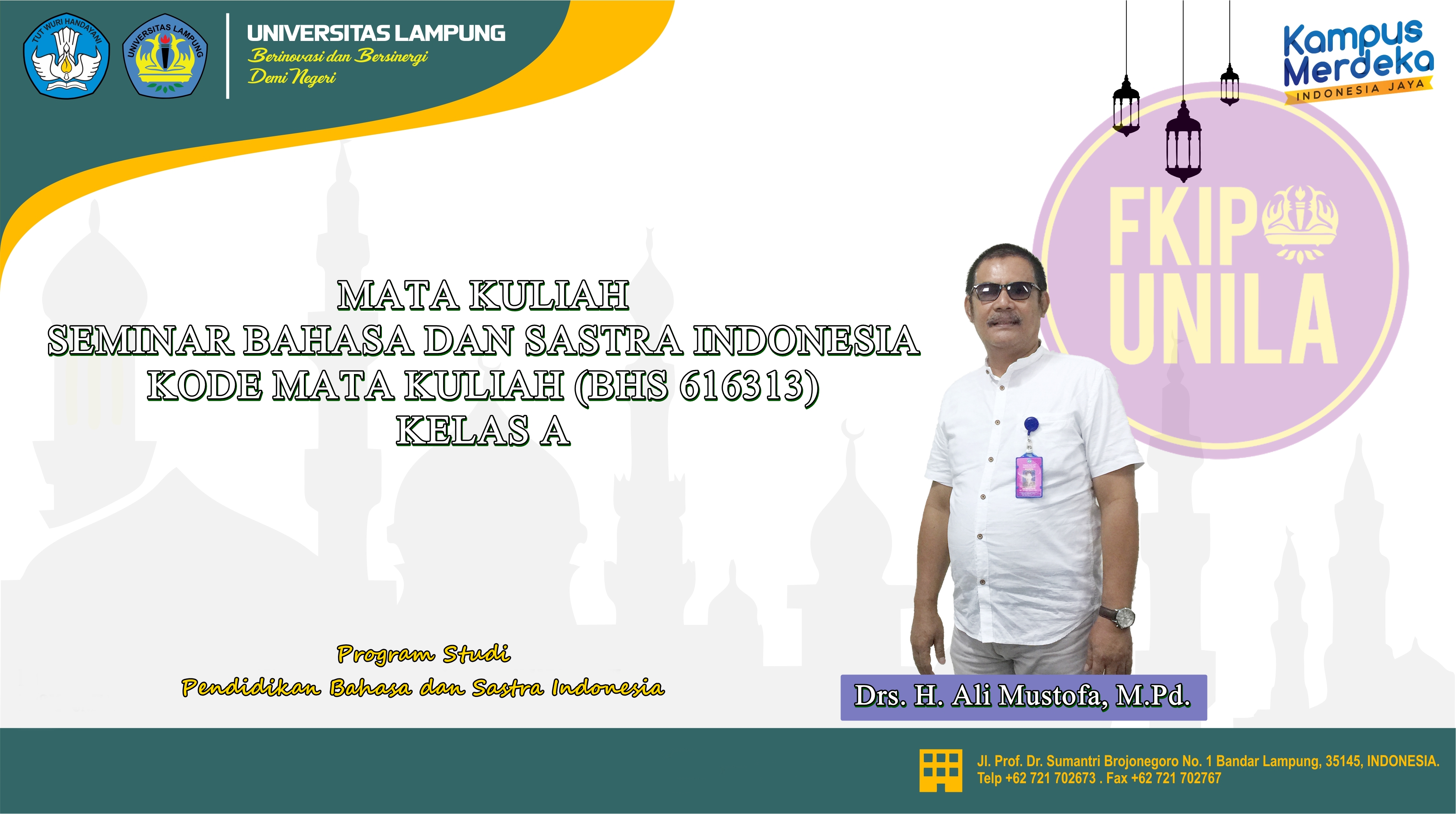 PBSI - SEMINAR BAHASA DAN SASTRA INDONESIA (A) - BHS616313