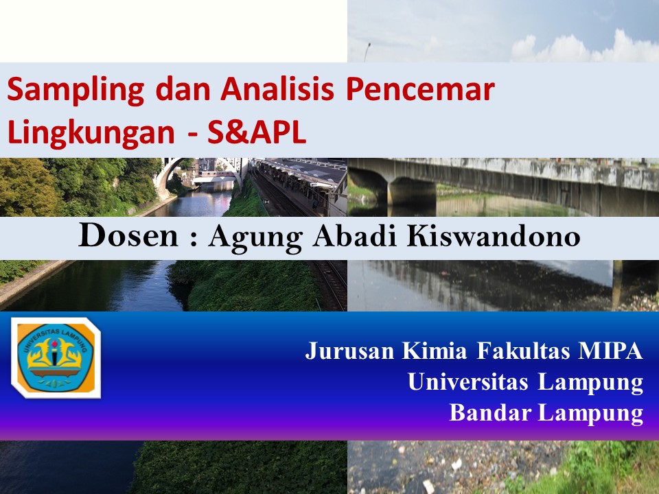 Sampling dan Analisis Pencemar Lingkungan