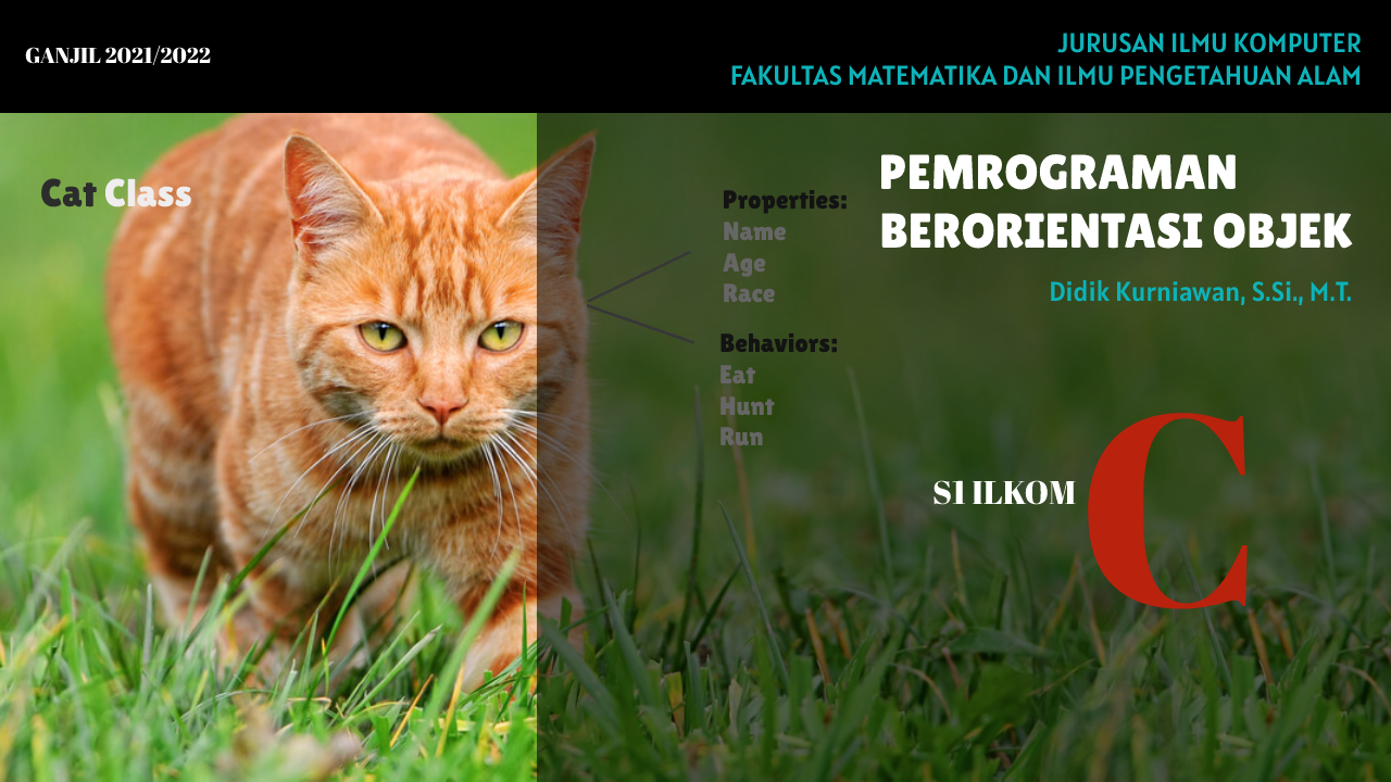 [21/22 Ganjil][ILKOM] PEMROGRAMAN BERORIENTASI OBJEK KELAS C