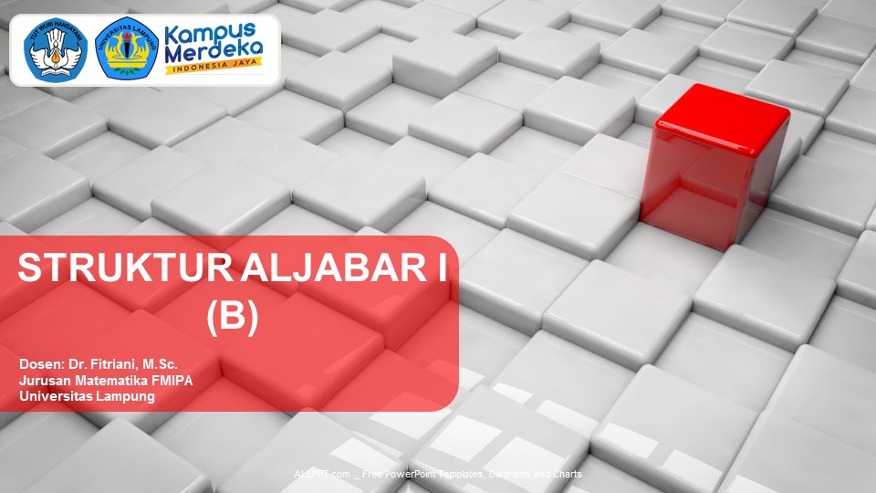 S1-Matematika_Struktur Aljabar I Kelas B_Ganjil 2021/2022