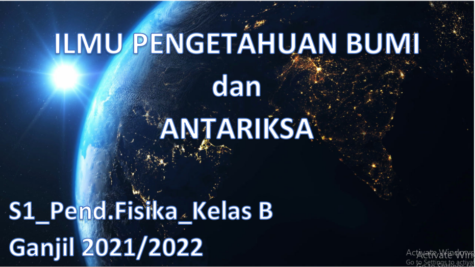 Ilmu Pengetahuan Bumi dan Antariksa_Gjl 21/22_20B