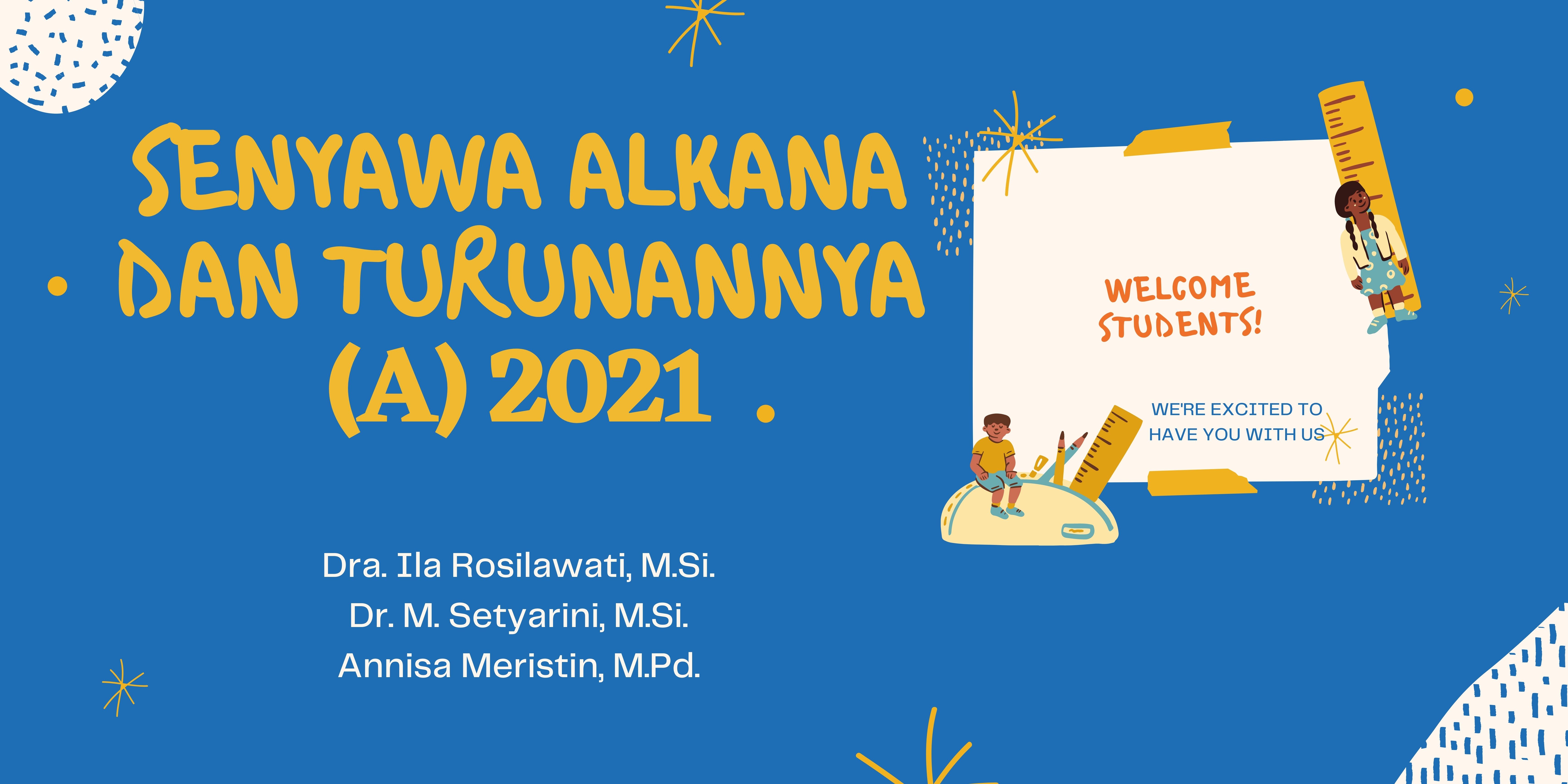 Senyawa Alkana dan Turunannya (A) 2021 