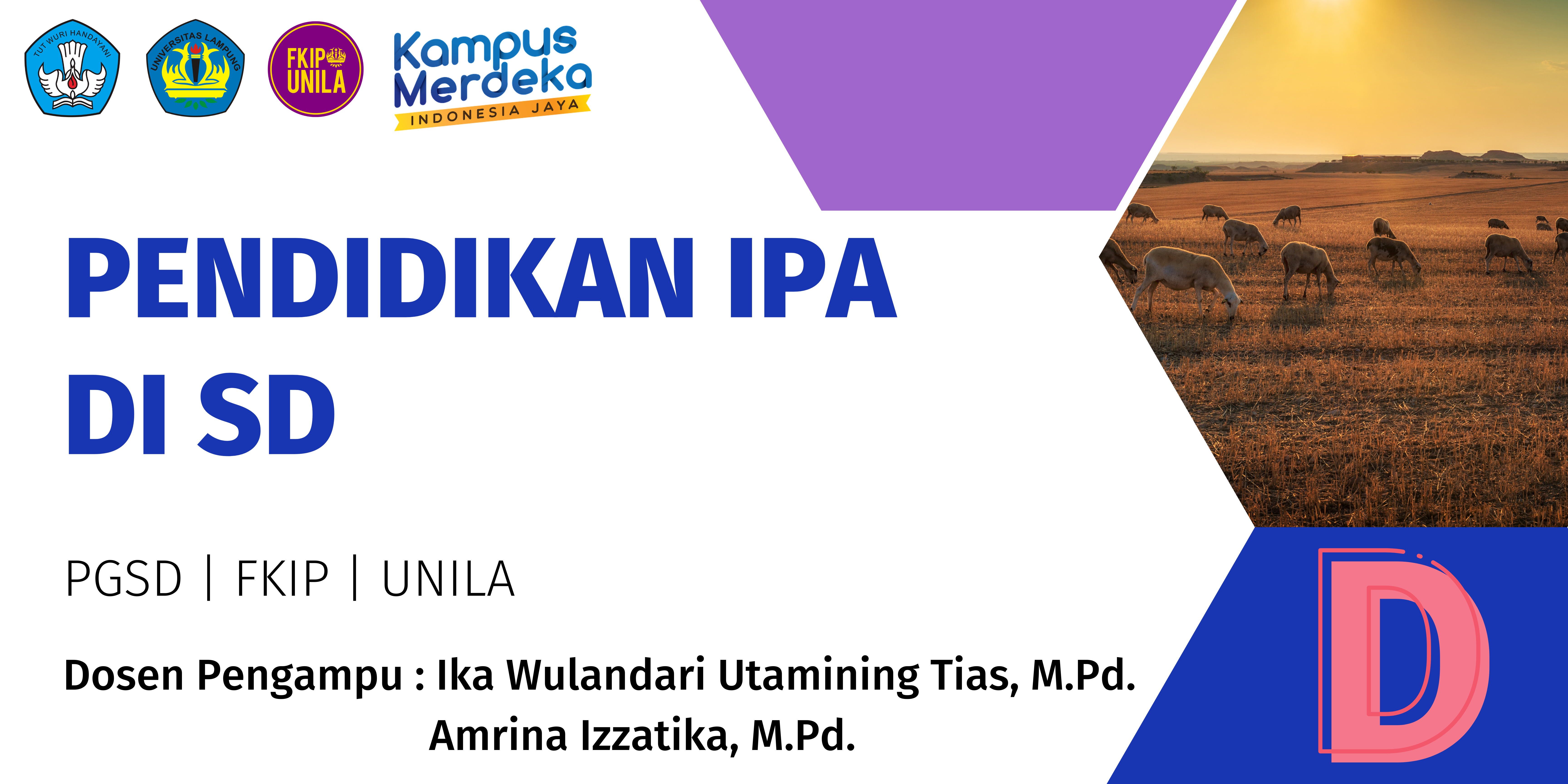PGSD_MK Pembelajaran IPA SD_Kelas D_Ganjil 21/22