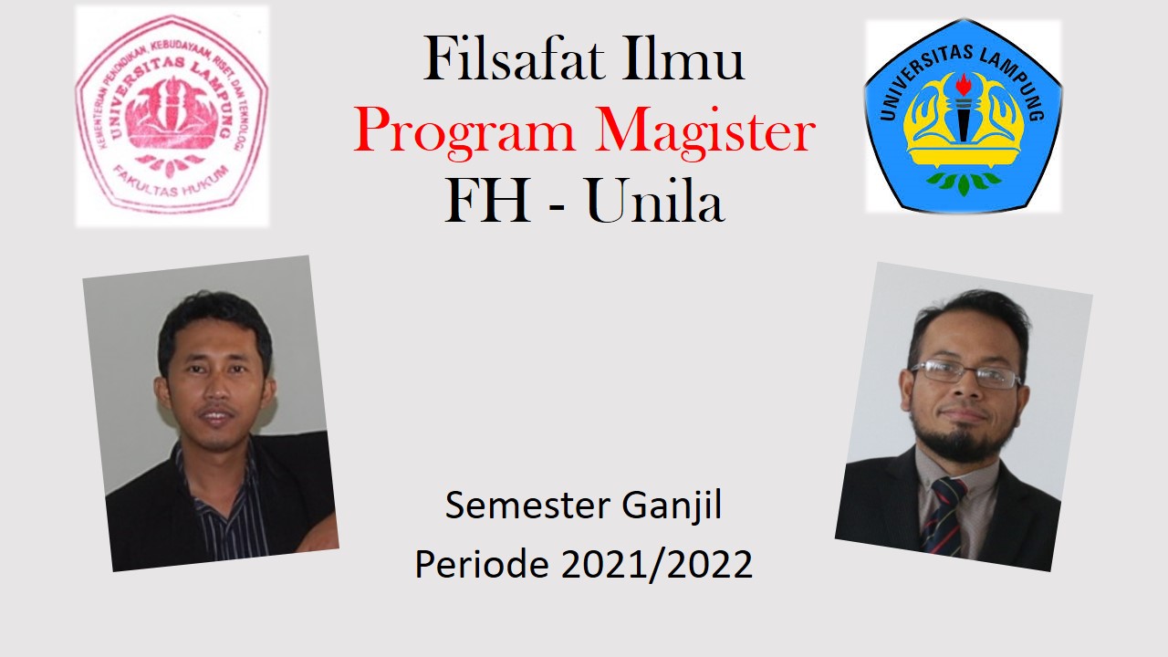 FH_S2_Filsafat Ilmu_Ganjil 21/22_ Rudi &amp; Yusdianto