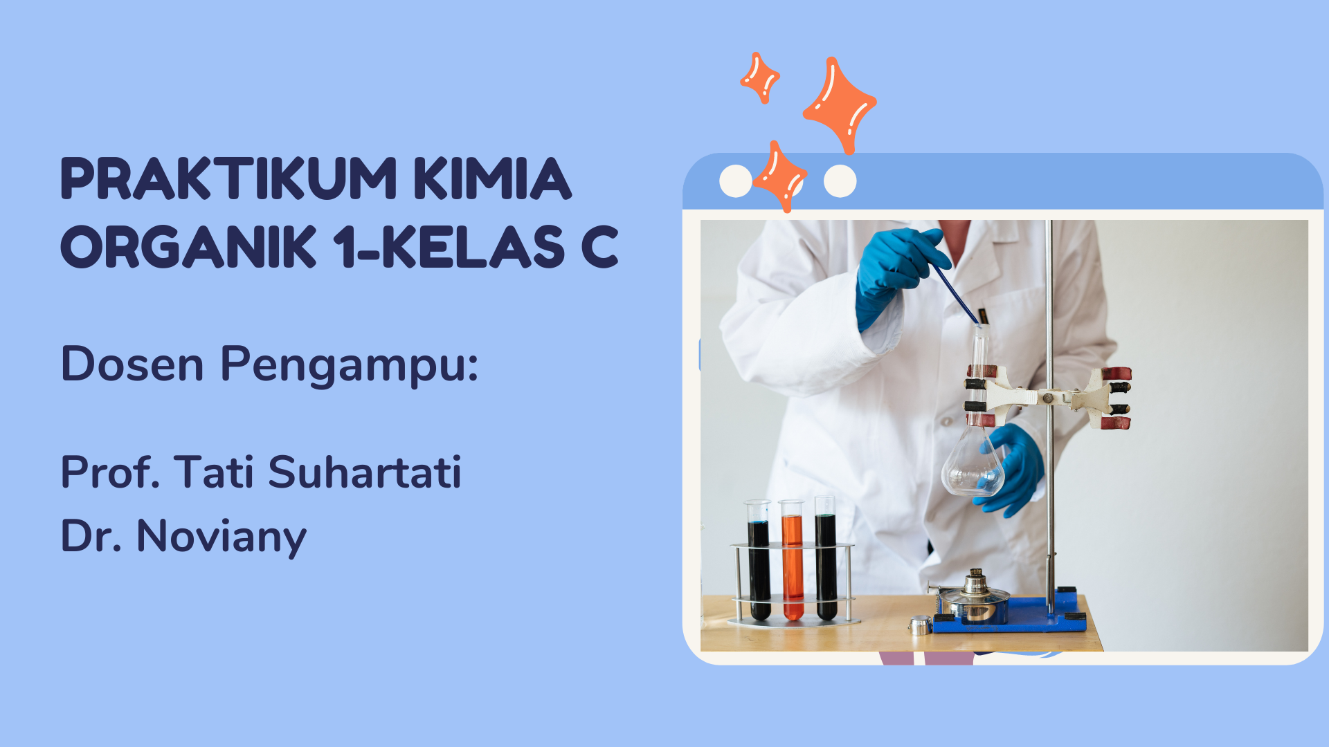 Praktikum Kimia Organik 1 kelas C 2021-2022