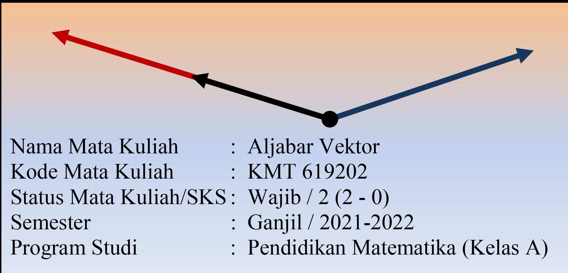 PSPM_ALJABAR VEKTOR_KELAS A_GANJIL 2021/2022