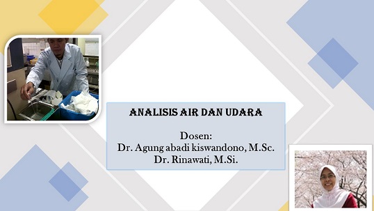 S2-Kimia_ Analisis Air &amp; Udara_Ganjil 2021/2022