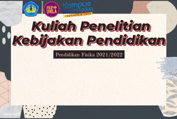 PENELITIAN KEBIJAKAN PENDIDIKAN GANJIL 2021-2022