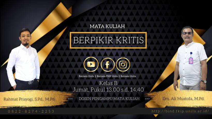 FKIP_PBSI_BERPIKIR KRITIS_KELAS B_2021/2022