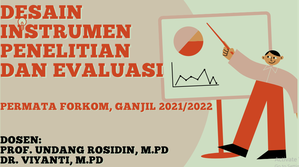 Desain Instrumen Penelitian dan Evaluasi
