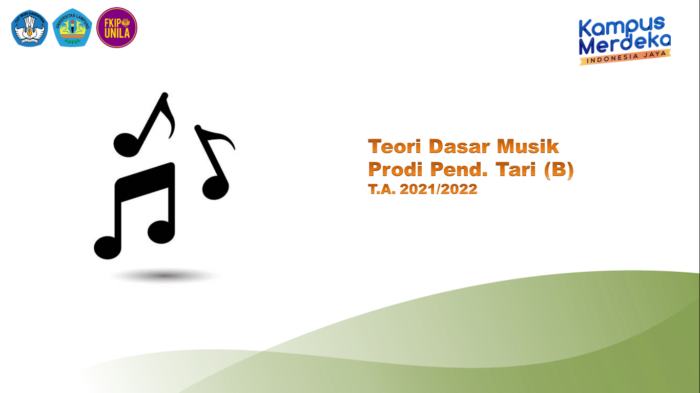  Teori Dasar Musik Tari (B) 2021