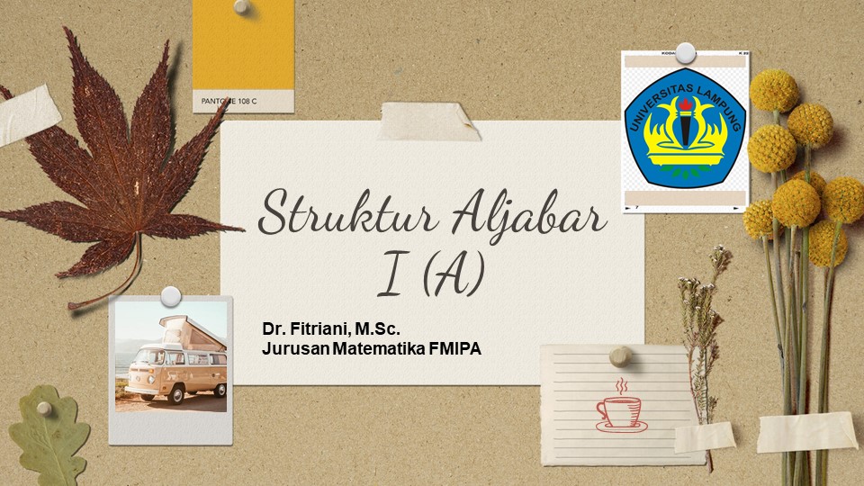 MAT616204-Struktur Aljabar I (A) 