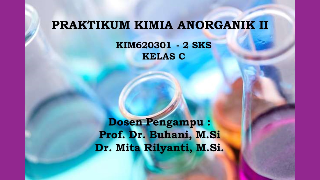 S1-Kimia_Praktikum Kimia Anorganik II_Kelas C_Ganjil 2021-2022