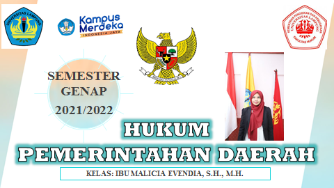 Hukum Pemerintahan Daerah 2022 (Malicia Evendia)