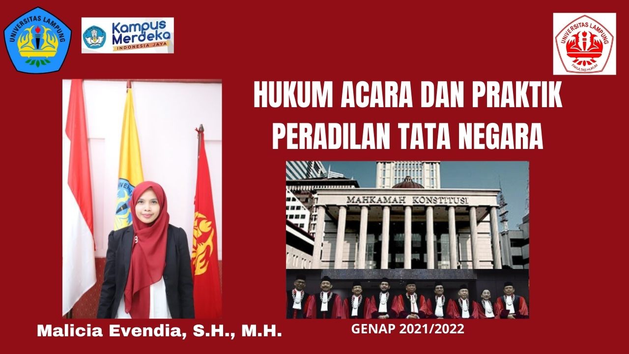Hukum Acara dan Praktik Peradilan Tata Negara 2022 (Malicia Evendia)