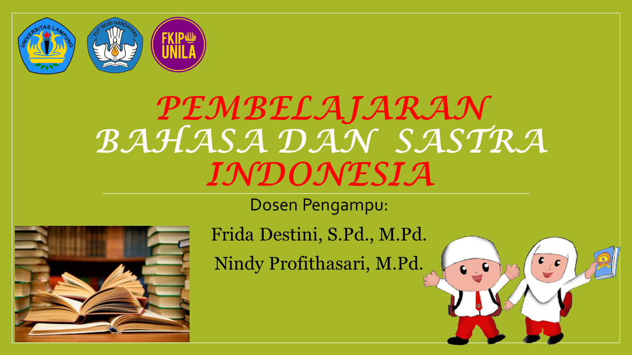 Pembelajaran Bahasa dan Sastra Indonesia SD 4E