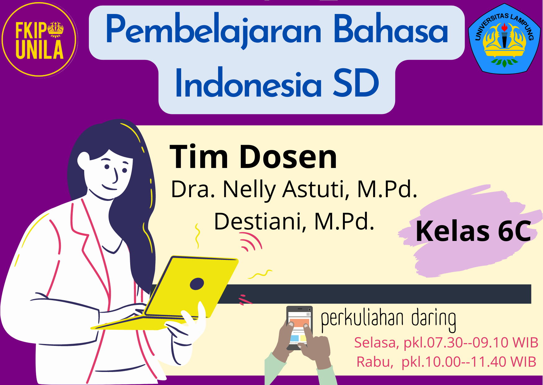 PGSD_Pembelajaran Bahasa Indonesia SD_6C_Genap_2021/2022
