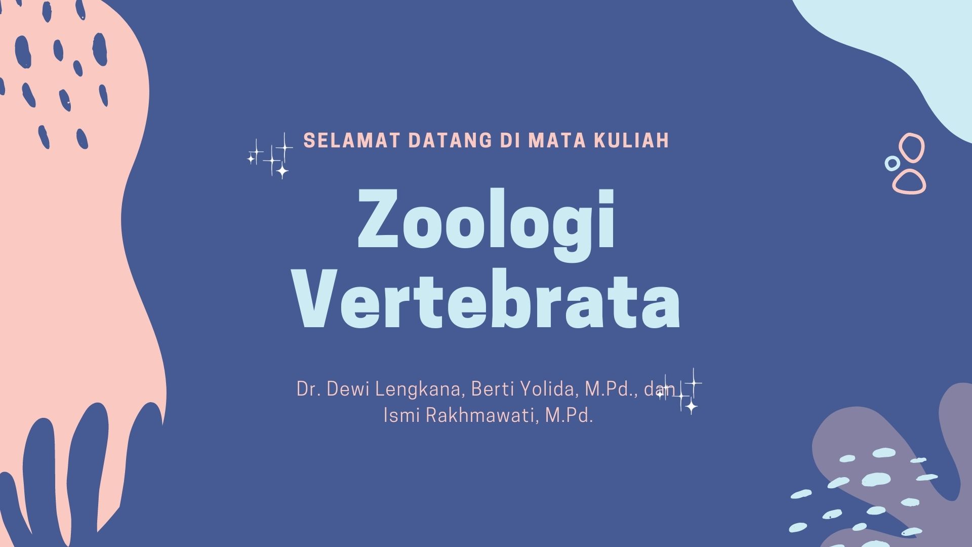 PSPB_Zoologi Vertebrata_Kelas B_Genap_2021/2022