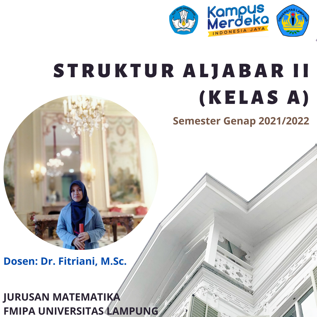 S1 Math_Struktur Aljabar II Kelas A_Genap 2021/2022