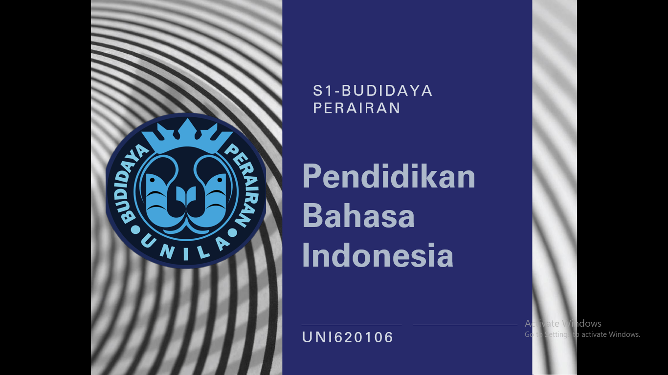 Pendidikan Bahasa Indonesia PSBDI  Semester Genap 2021/2022