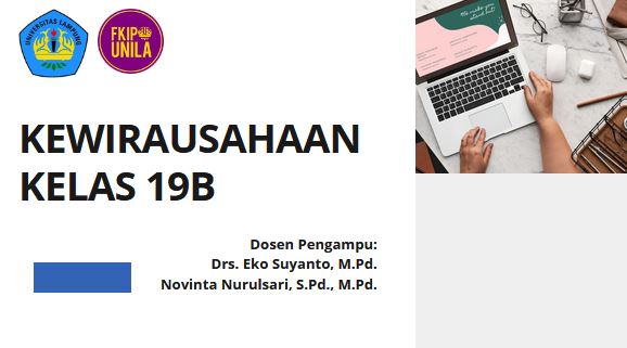 KEWIRAUSAHAAN B GENAP 2021/2022