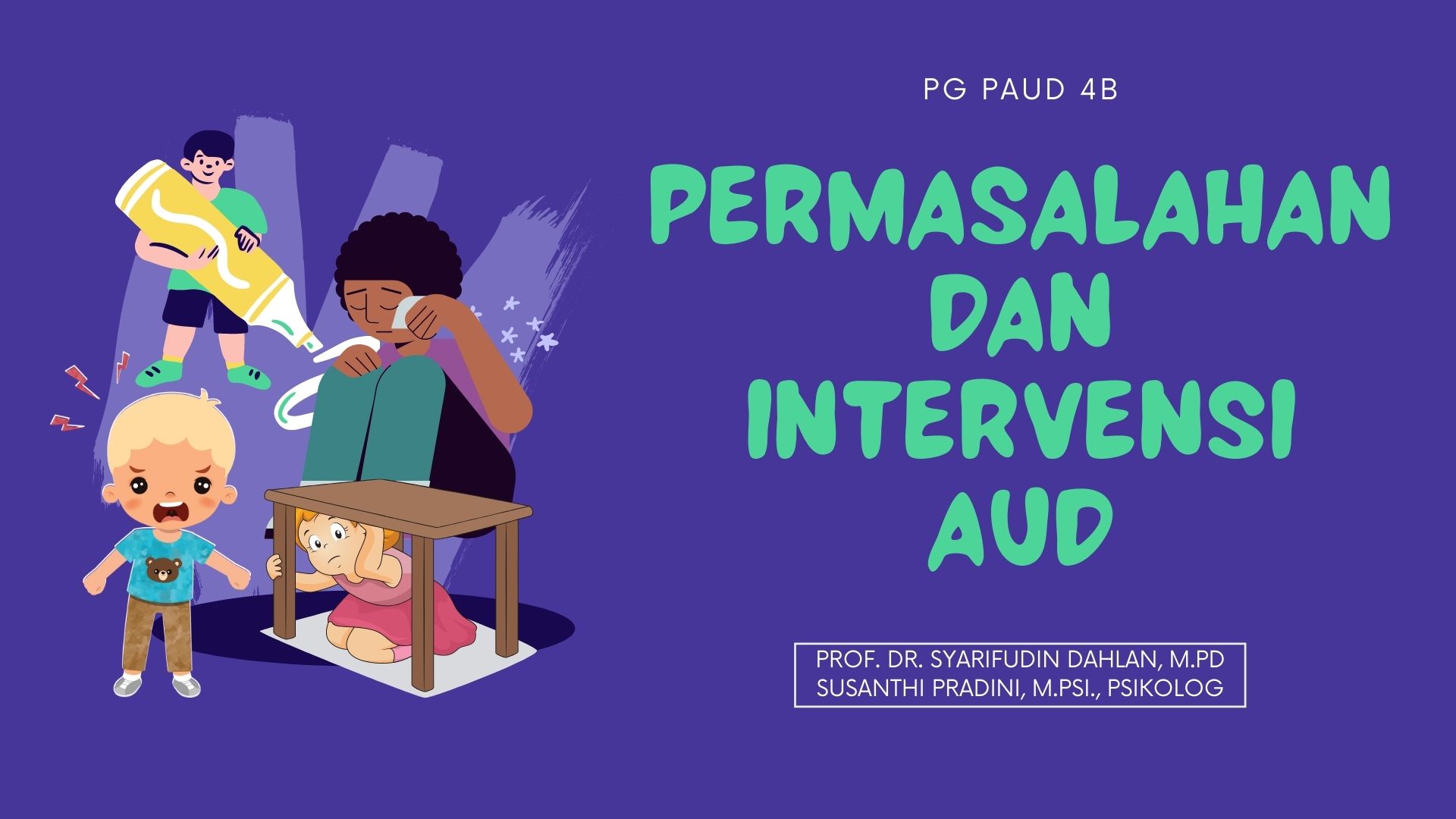 Permasalahan dan Intervensi AUD 4B