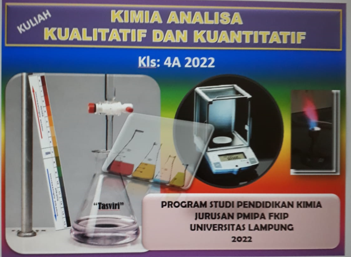 PSPK_Kimia Analisa Kualitatif dan Kuantitatif_Kelas 4A_Genap_2021/2022