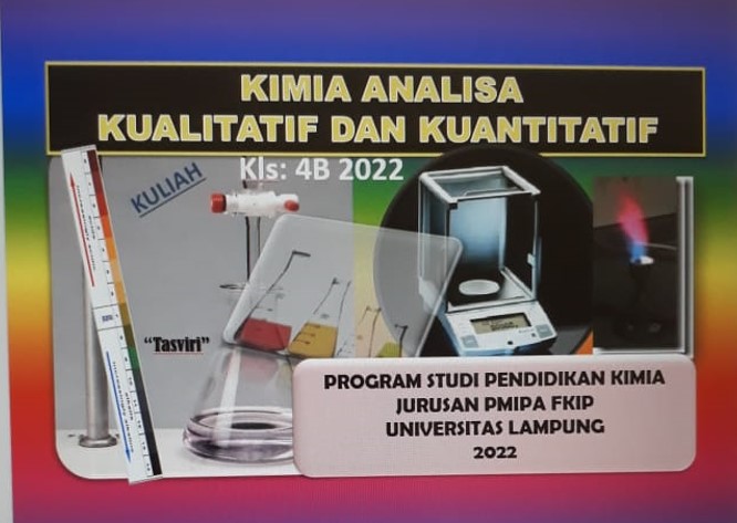 PSPK_Kimia Analisa Kualitatif dan Kuantitatif_Kelas 4B_Genap_2021/2022