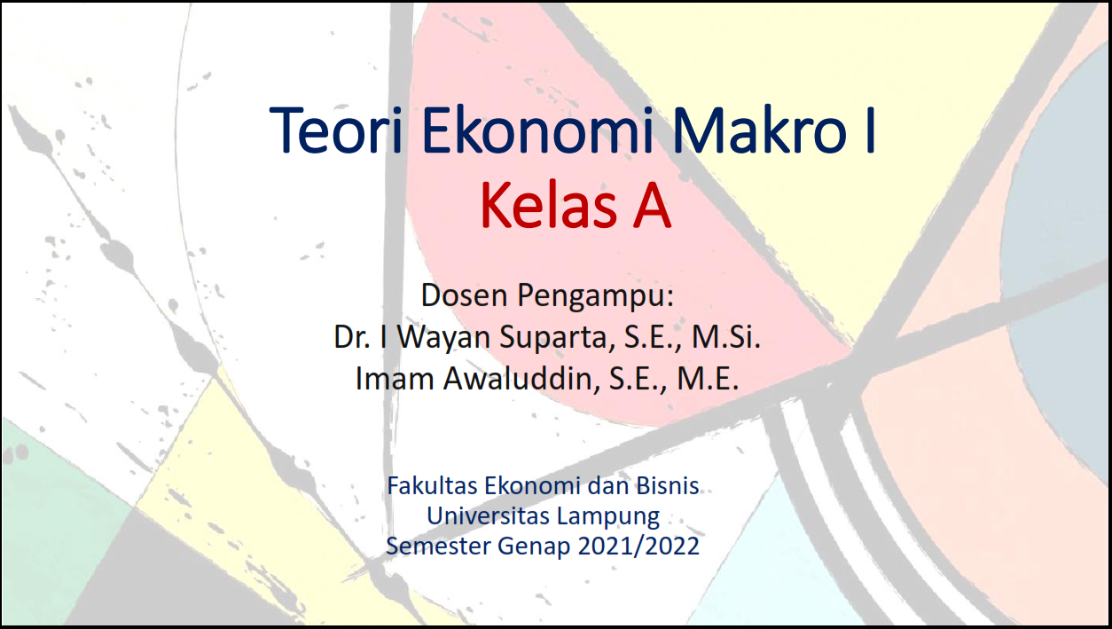 S1 EP TE Makro Genap 2021-2022 Kelas A