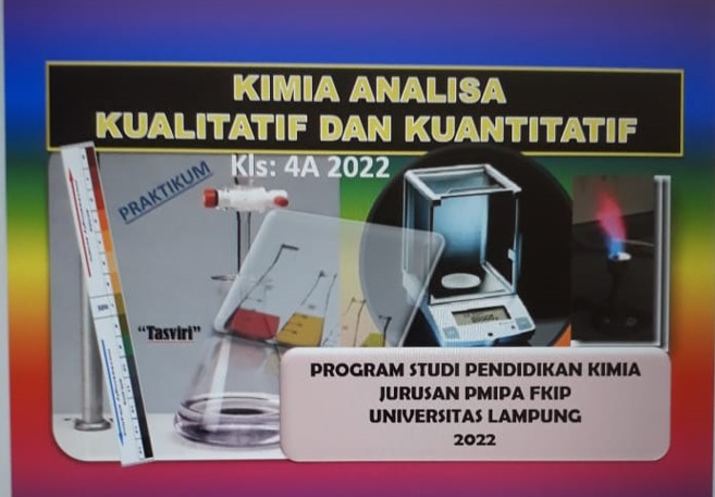 PSPK_Praktikum Kimia Analisia Kualitatif dan Kuantitatif_Kelas 4A_Genap_2021/2022