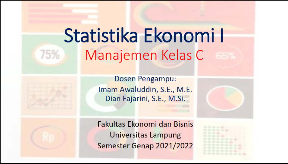 S1 MJN Statistika Ekonomi I Genap 2021-2022 Kelas C