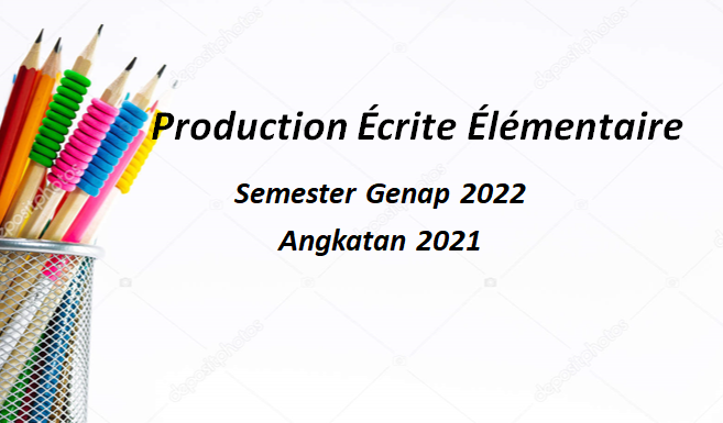 Production Écrite Élémentaire 2022