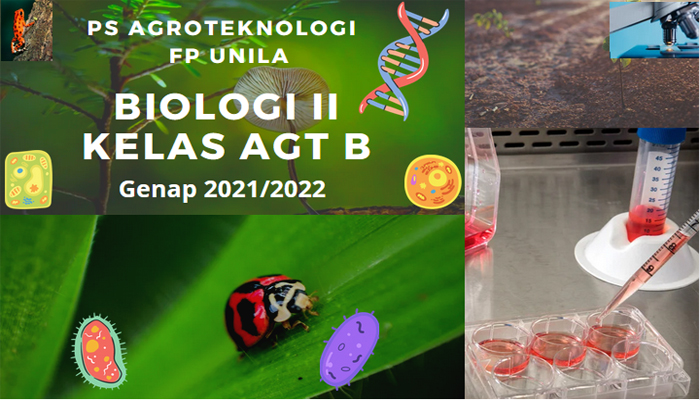 PS AGT Biologi II  Kelas B Genap 2021/2022
