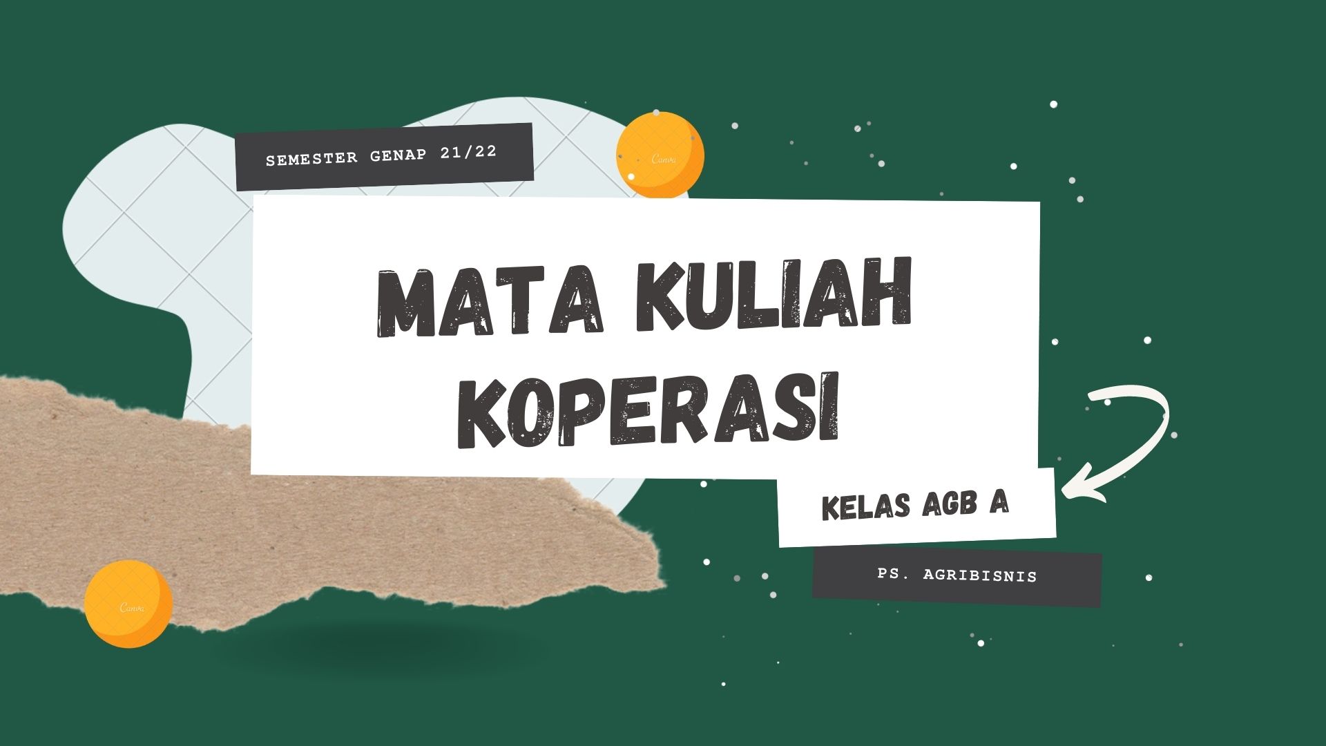 PS AGB MK. KOPERASI KELAS AGB A GENAP 2021/2022