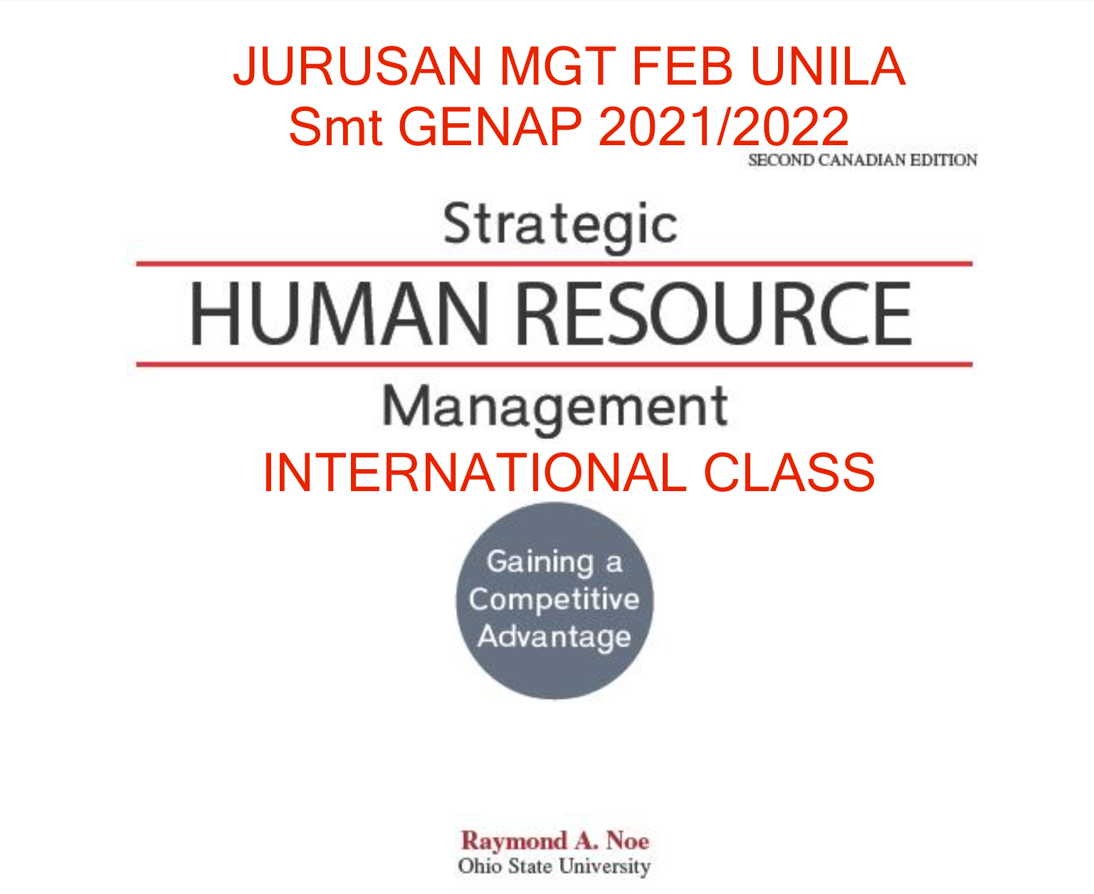 MNJ GENAP 2022 STRATEGIC HRM International class