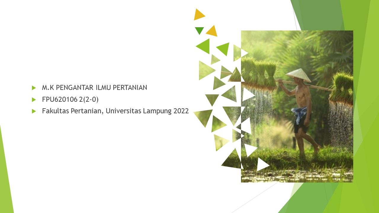 Pengantar Ilmu Pertanian AGB C